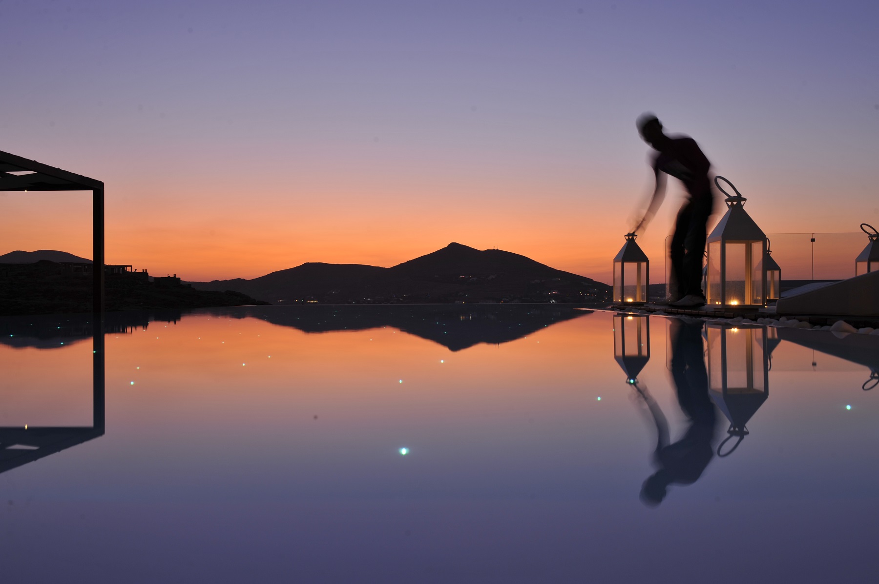 hotels with sunset view in greece